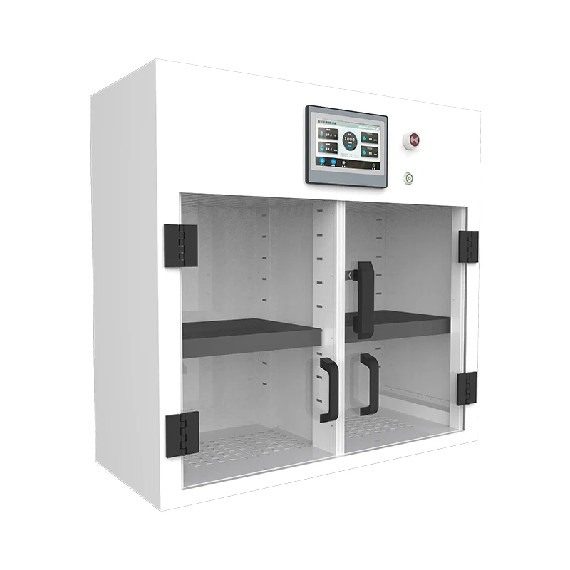 Auto-garbiketa sendagaiak biltegiratzeko altzairuzko armairua